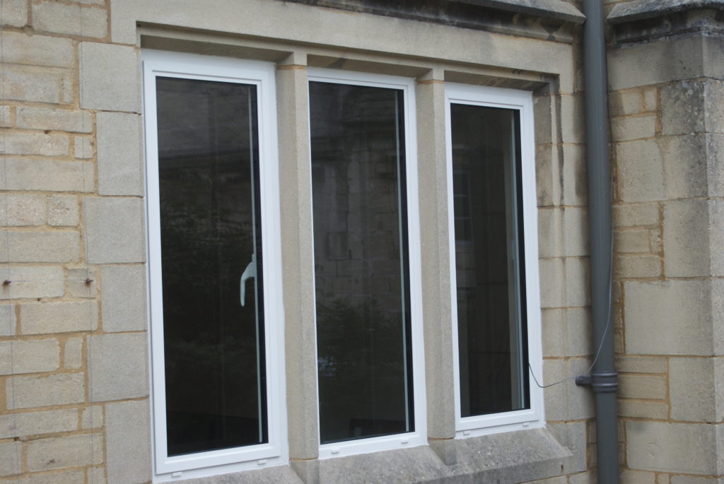 Aluminium Heritage Casements in Stone Mullions