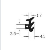 Fir Tree 'E' Gasket 4.7mm x 3.3mm x 10 mtrs.