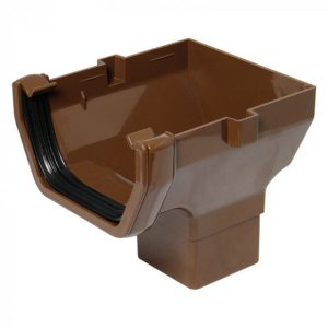 Floplast ROS2 114mm Square StopEnd Outlet(Old Stock Clearance)