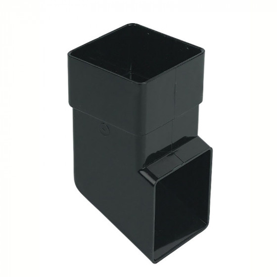 Floplast Square Downpipe Shoe Black