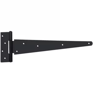 Tee Hinge 6" black sold in pairs(old stock clearance)