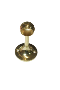 Rail end bracket 18mm, gold finish (pair)