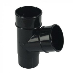 Floplast round downpipe branch