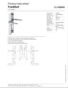 Hoppe-Frankfurt-117L-2246-Data-Sheet